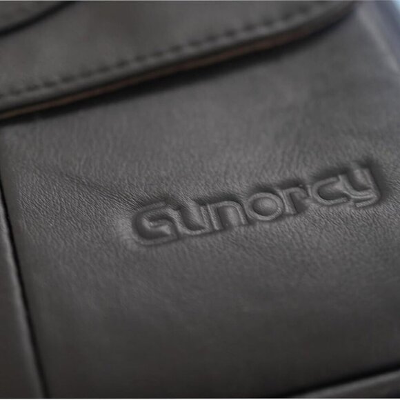 Unisex Genuine Leather Messenger Bag - Stylish Crossbody for Daily Use, 8.3" - Picture 4 of 8